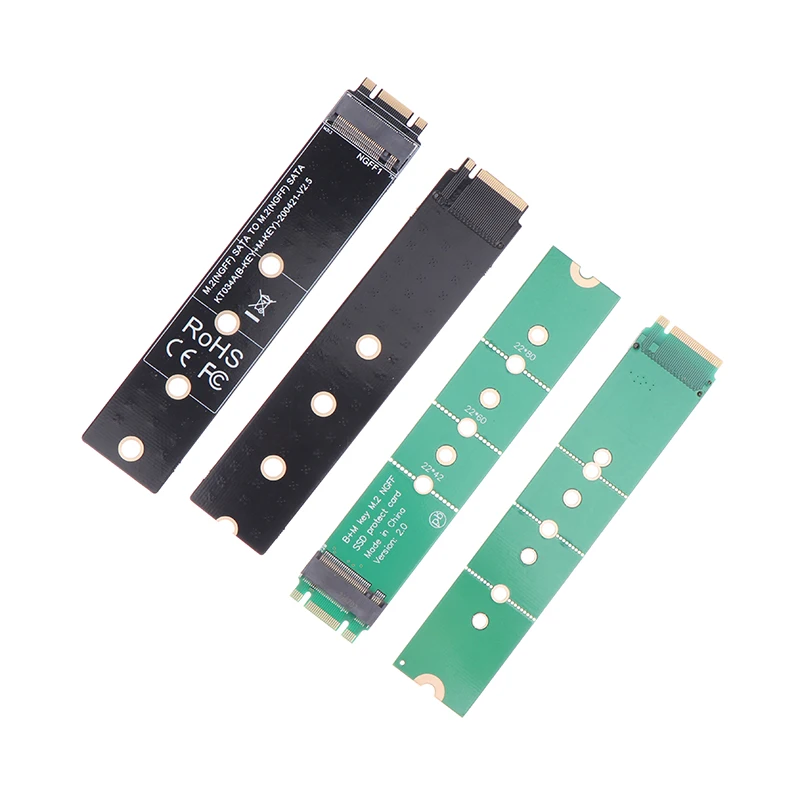 M.2 SATA/NVME PCI-E Protocol SSD Adapter Board Expansion Card B KEY/M KEY Interface Extension Card Gold Finger Test Protect Card