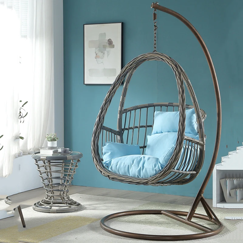 Hammock Basket Swing Egg Chair Replacement Cushion Hanging Swing Children Blue Salon De Jardin Exterieur Outdoor Furniture