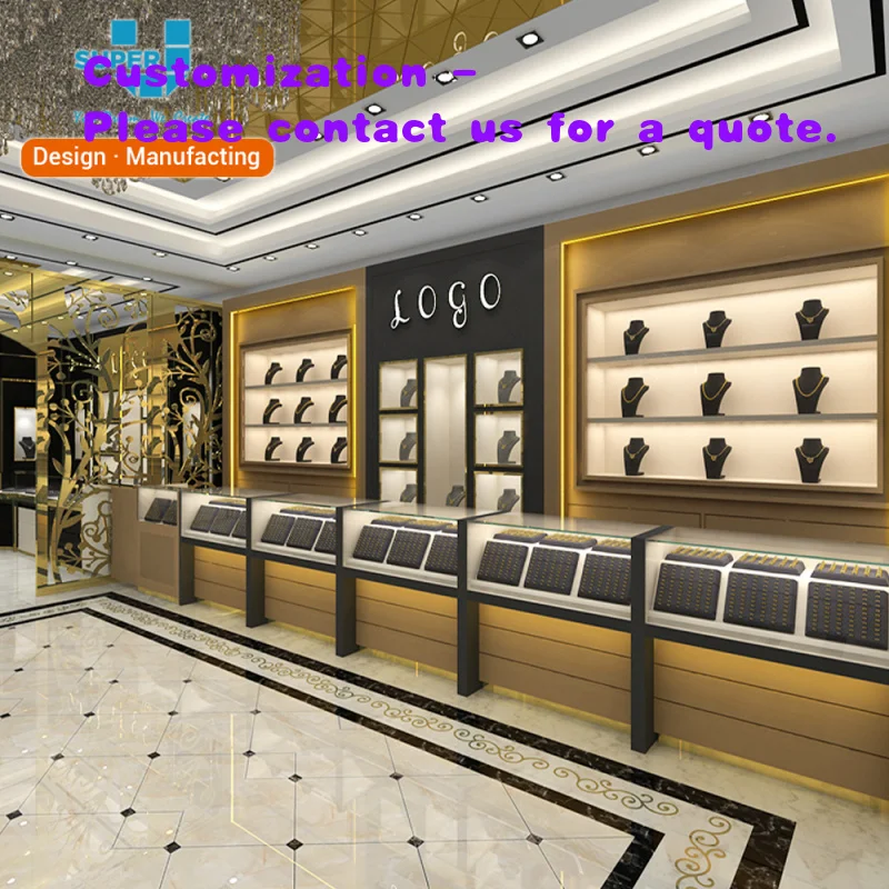 

custom.Customized Jewellery Shop Cash Counter Design Luxury Furniture Jewelry Display Counter Showcase