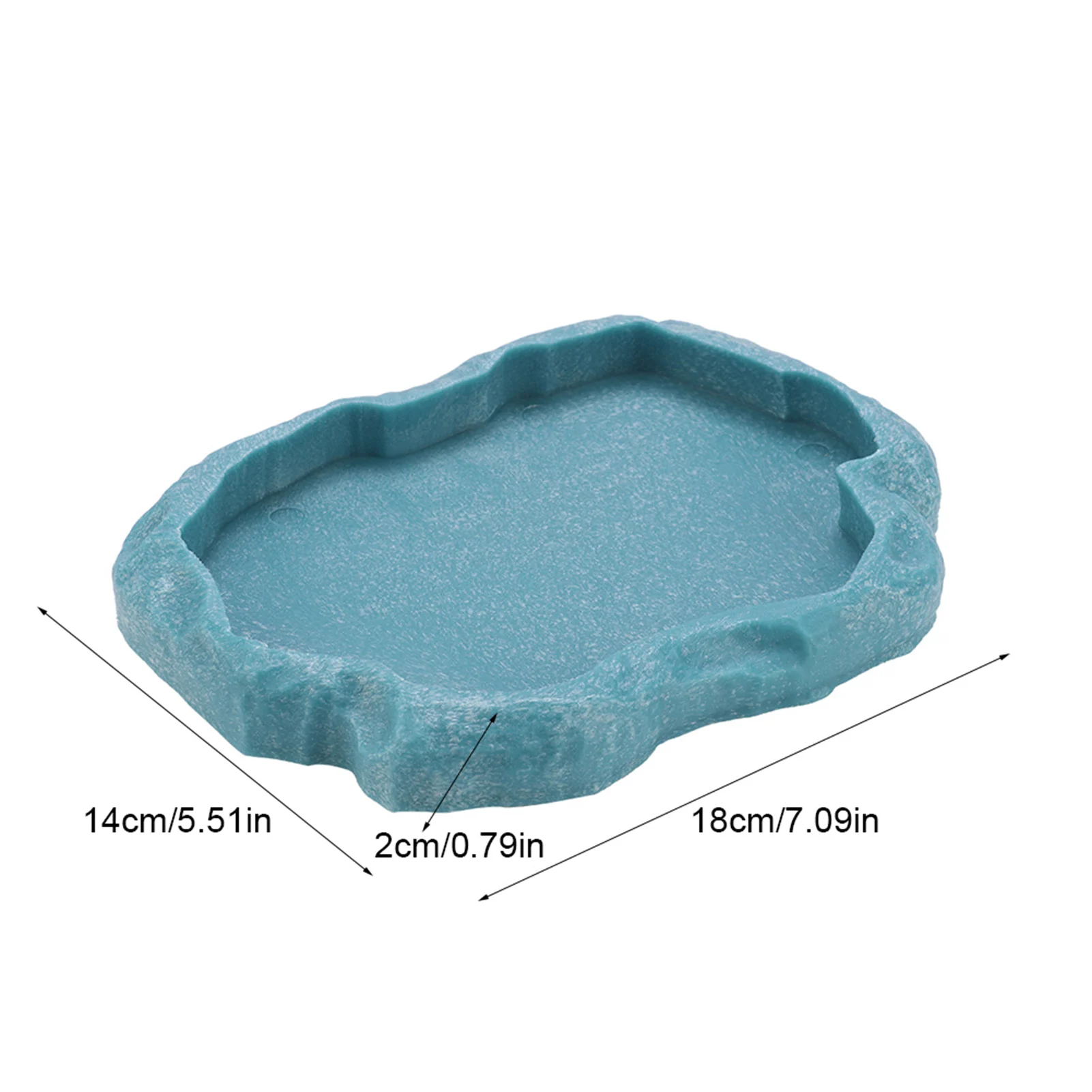 ABS Resin  Reptile Rock Food and Water Dish Feeder Bowl for Tortoise Lizard Reptile Bowl Lizard Feeder Reptile Feeder