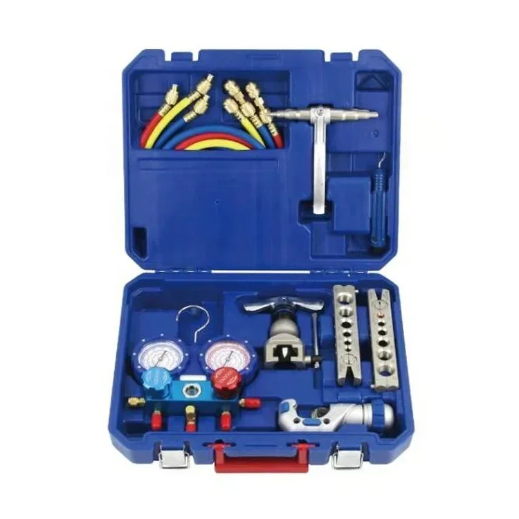 China factory hvac tools tube cutter set Manifold gauge tool Tubber Cutter Set R22 kits flaring tools AC.135.729