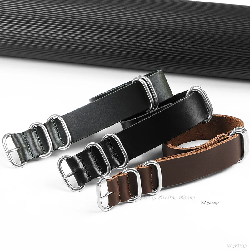 18mm 20mm 22mm Vintage Genuine Leather Watch Bands Cow Watch Strap for Men Women Watch Adjustment Replacement Accessories