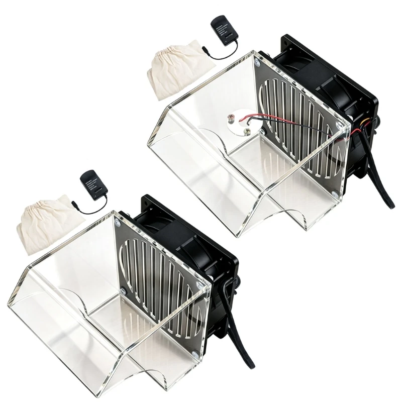 U4LF Filtering Structure Jewelry Dust Collector with Clear Viewing Area and Dial-Based Speed Control for Polishing Work