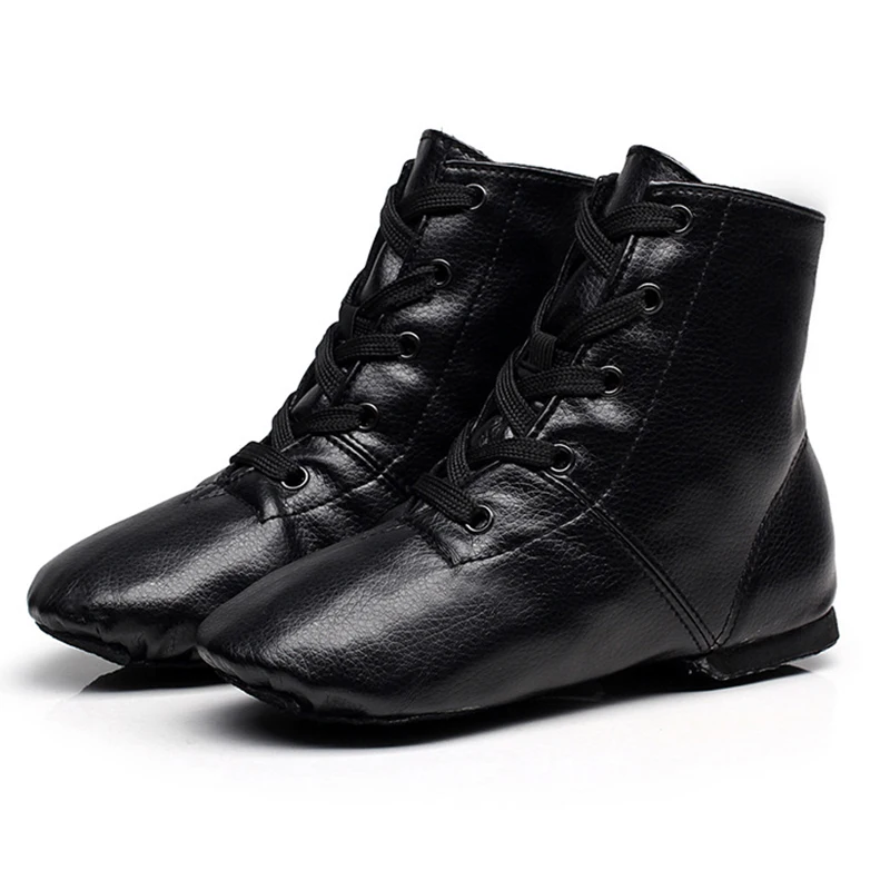 Professional Adult Jazz Dance Shoes with High Top for Men and Women