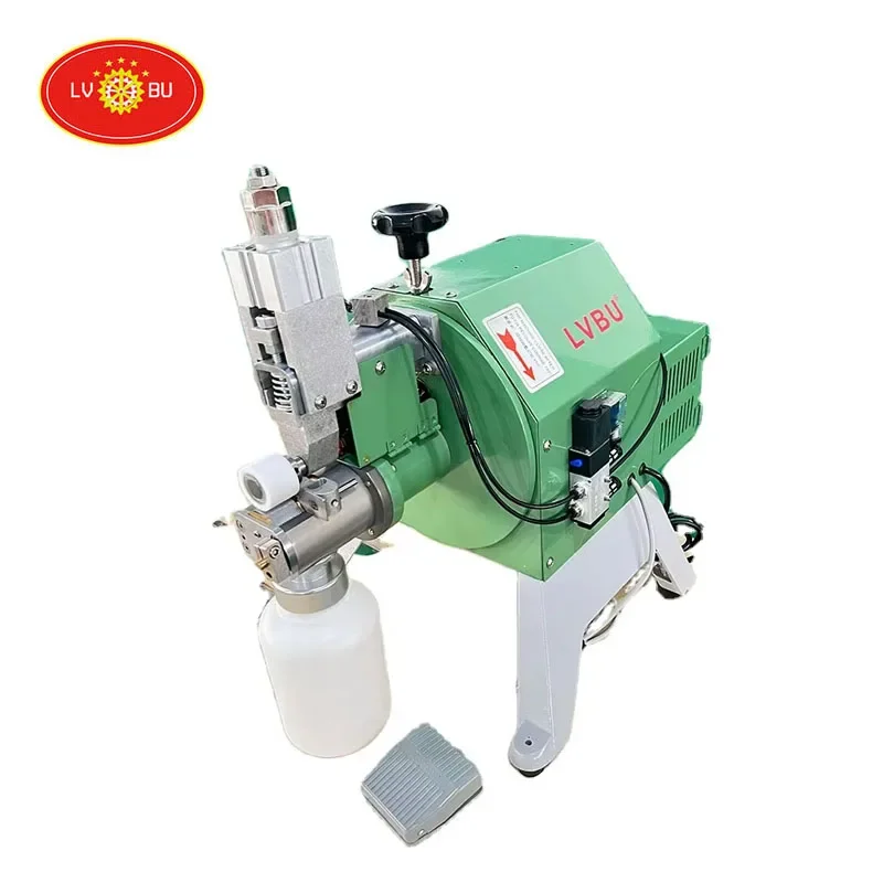 LVBU-012F Sealed Pneumatic Shoe Glue Making Coating Machine Names Differential Glue Sewing Machine