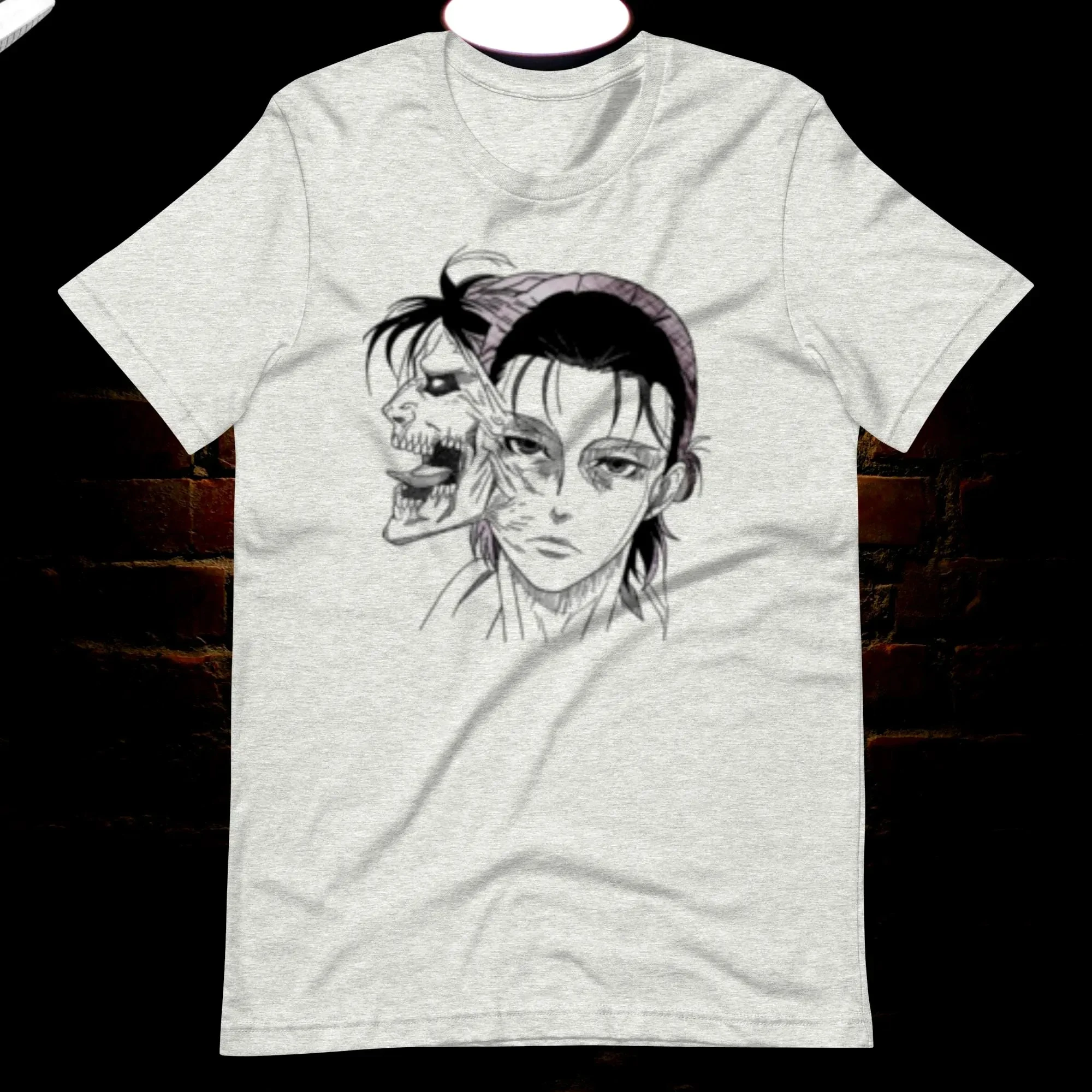 進撃の巨人 アニメ Tシャツ - 両面巨人と人間も！ 日本の漫画風ニュートラルシャツ！ ギフト クリエイティビティ 半袖