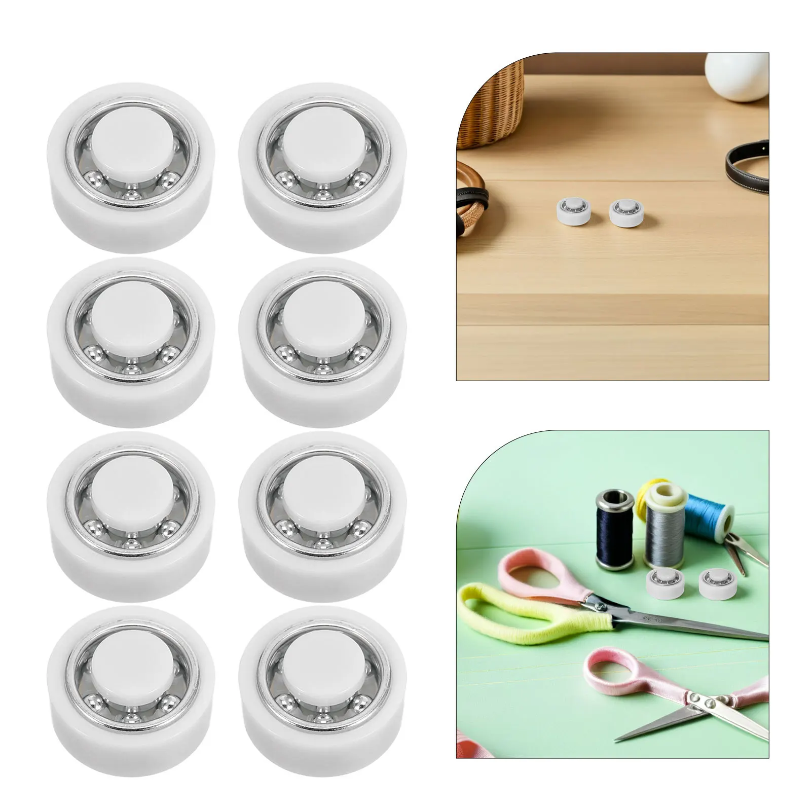 

40pcs Windmill Rotating Bearing Craft Swivel Base Mini Ball Bearings For Diy Clay Ornament Jewelry Hair Clip Accessories Rotary