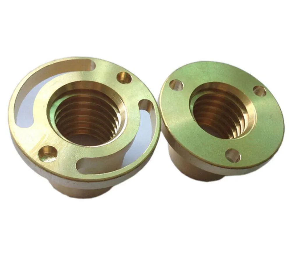 

1Set (2PCS) CNC The Mill X Axis Screw Copper Sleeve Wing Nut Milling Machine Part For Bridgeport Mill Tool