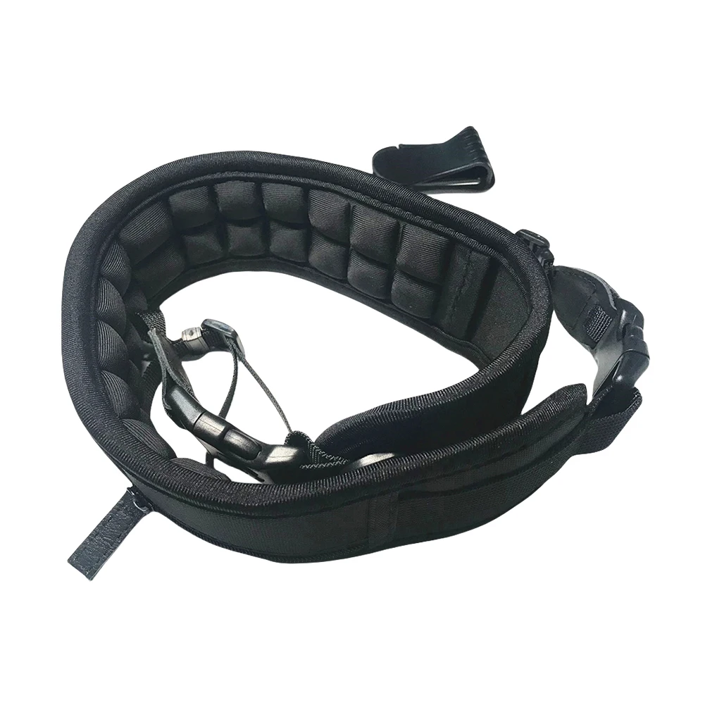 Tali Selempang Kamera dengan Tali Leher yang Dapat Disesuaikan dan Dilepas dengan Cepat, Sabuk Selempang dengan Bantalan Tebal untuk Kamera Canon Nikon Sony