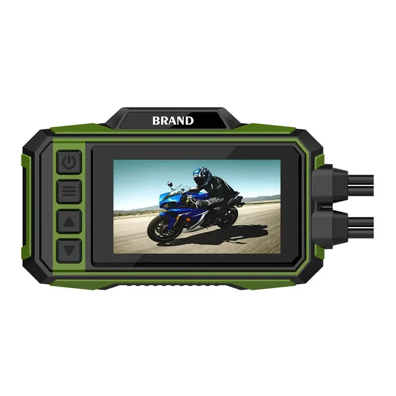 Venda Quente Gravação dvr para motocicleta, painel frontal e traseiro duplo, wi-fi, hd 2k, gps, monitor de estacionamento, 1080p, câmera para motocicleta
