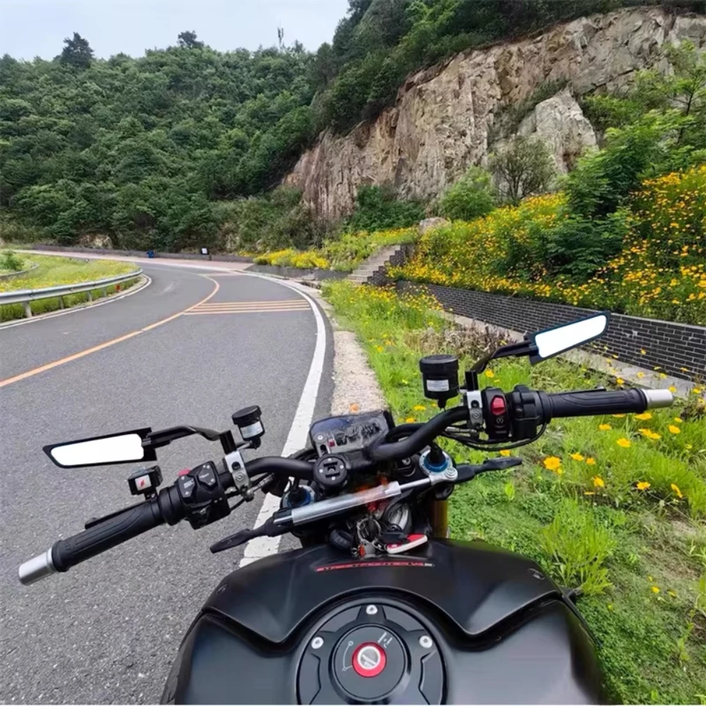 Stealth Sports Winglet Mirror Adjustable Wind Wing Side Rearview Mirrors For Honda CBF150R CBF125R CBF125 CBF150R 150AURA - view 4