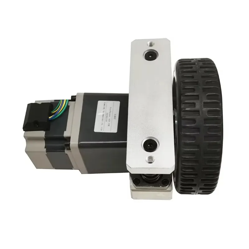 Universial 24v 300w Steerable Single Drive Rubber Wheel For Agv Robot