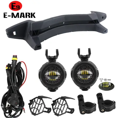 BMW R1250GS R1200GS R 1250GS R 1200GS LC Adv 오토바이 용 전면 브래킷 BMW F 850GS 어드벤처 LC 용 Led 운전 조명