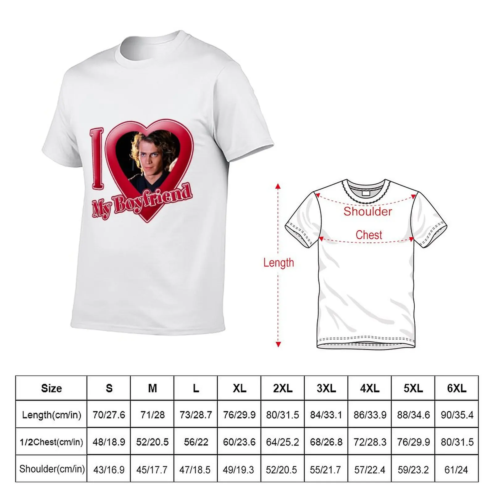 Hayden christensen t-shirt chłopcy białe koszulki za duże i wysokie męskie koszulki