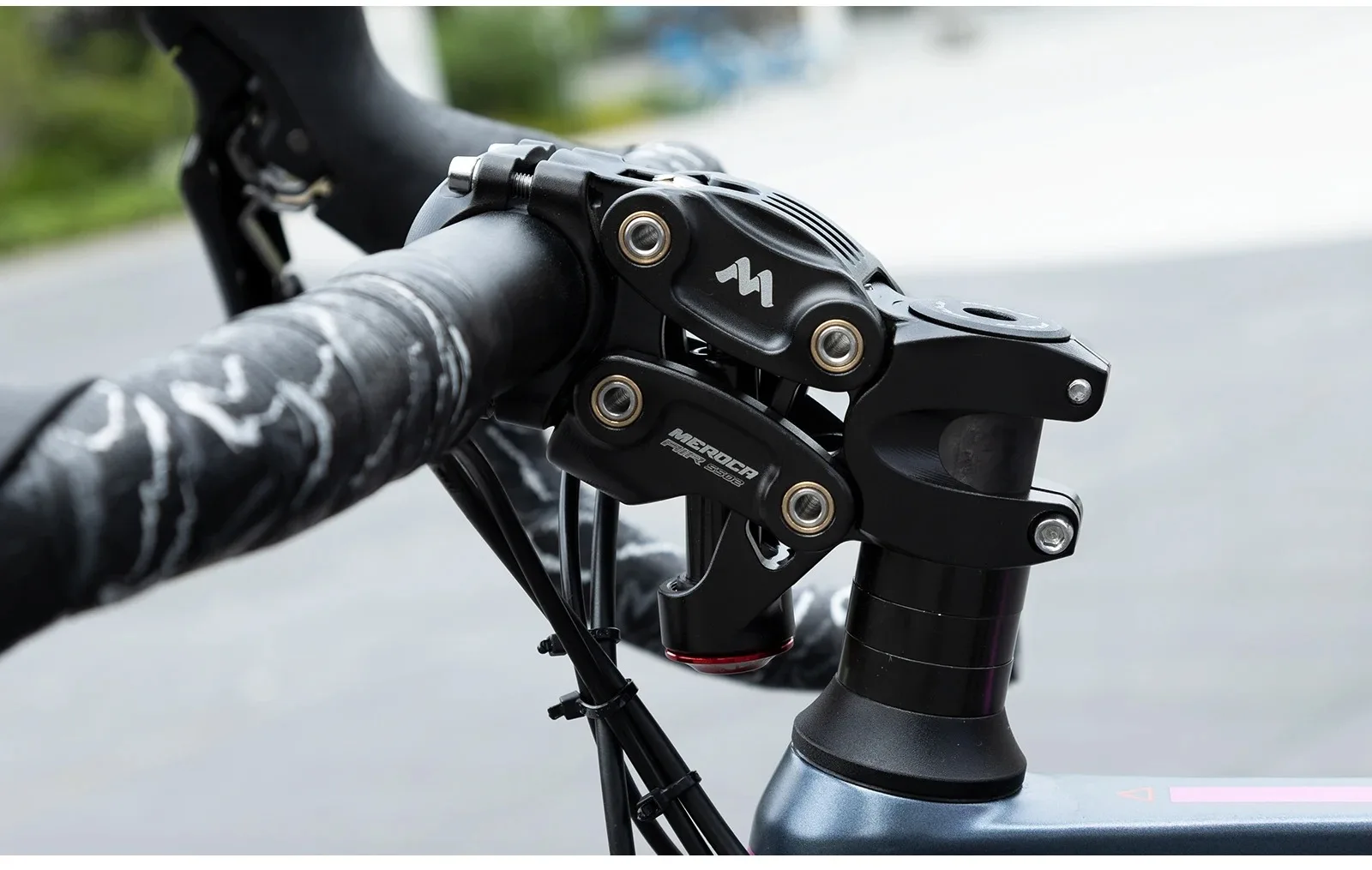 MEROCA Fahrrad-Aufhängungsvorbau, Aluminiumlegierung, Fünf-Verbindungs-Luftstoßdämpfer, XC\Mtb\Road Mountainbike-Riser, Vorbauten – Detail 19