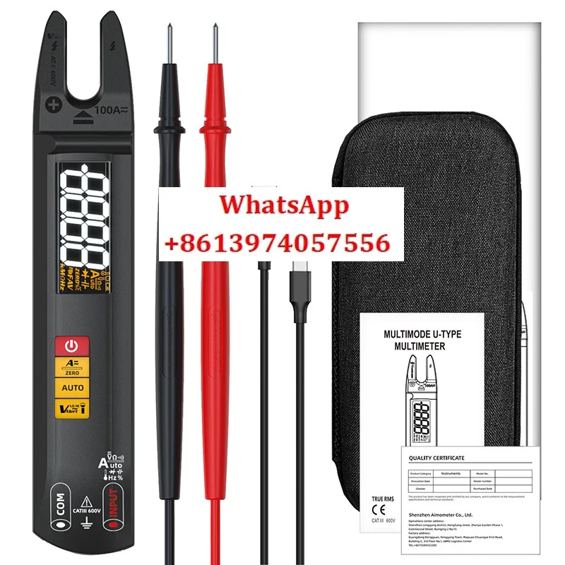 

Clamp type multimeter, digital high-precision fully automatic BSIDE-U1 open current multimeter