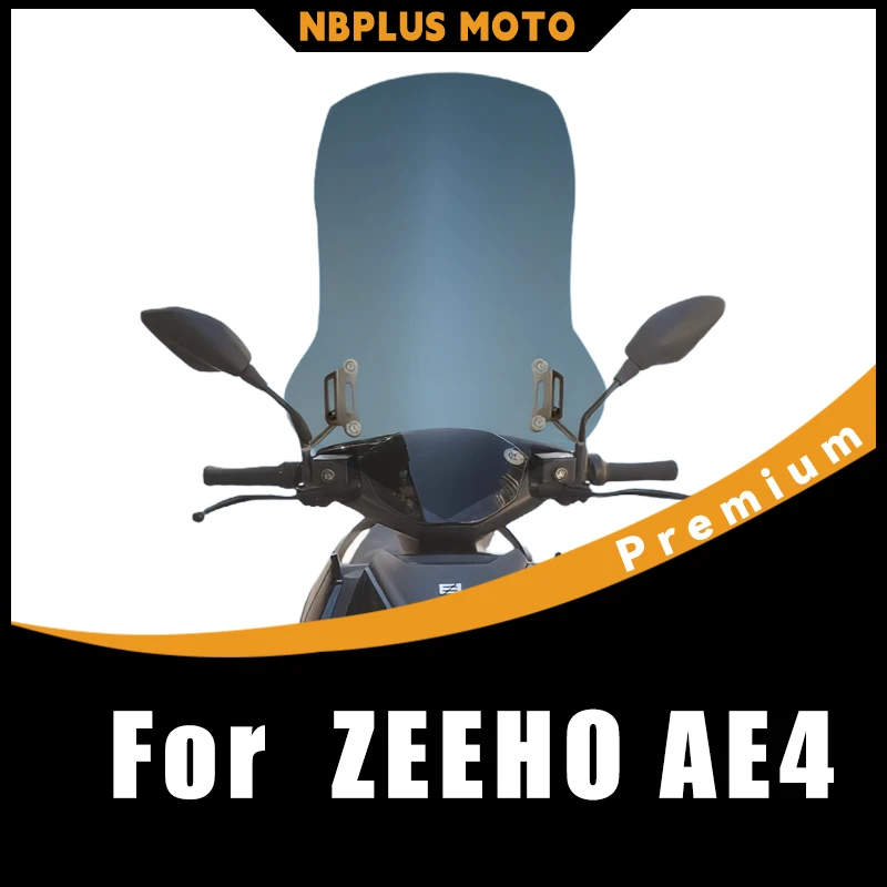 【Premium】 For ZEEHO AE4 Heightened & Widened Windshield, Modified Front Windscreen Glass