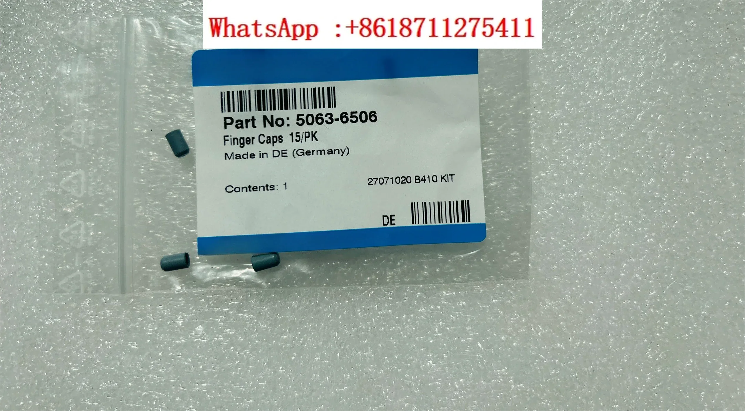 The Liquid Manipulator Finger 5063-6506 is suitable for G1313/G1329/G7129 grippers