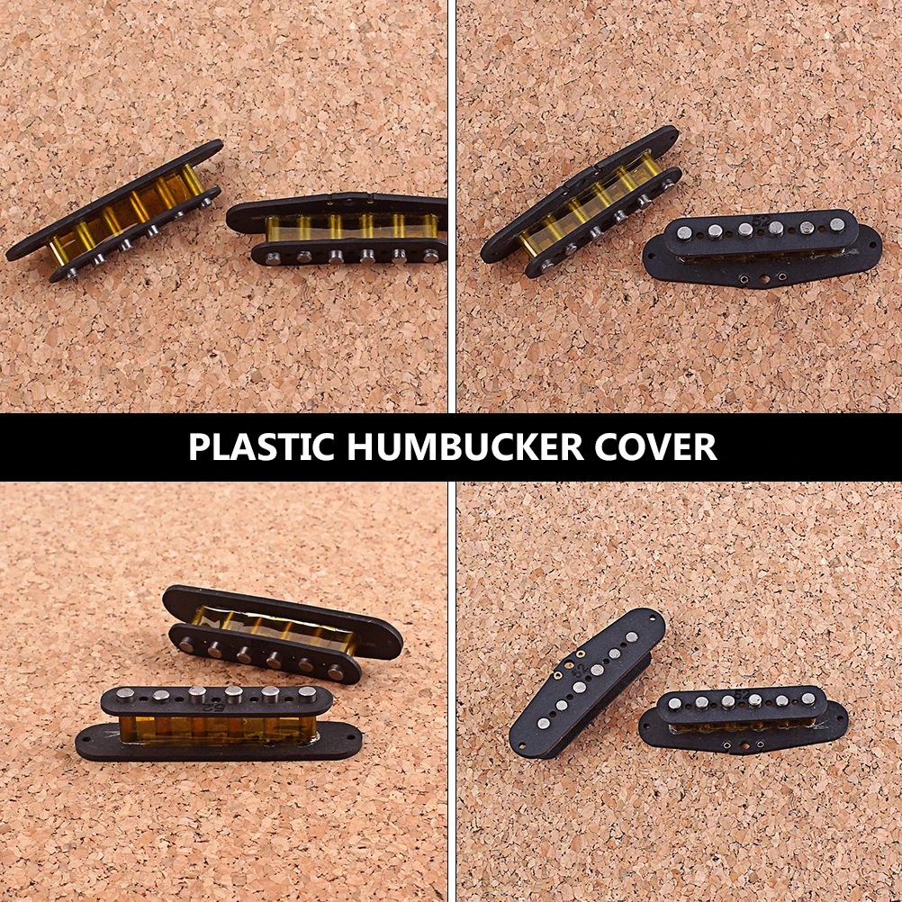 

2 Pcs Pickup Accessories Guitar Accessory Humbucker Slug Bobbin Spool Single Coil Cover