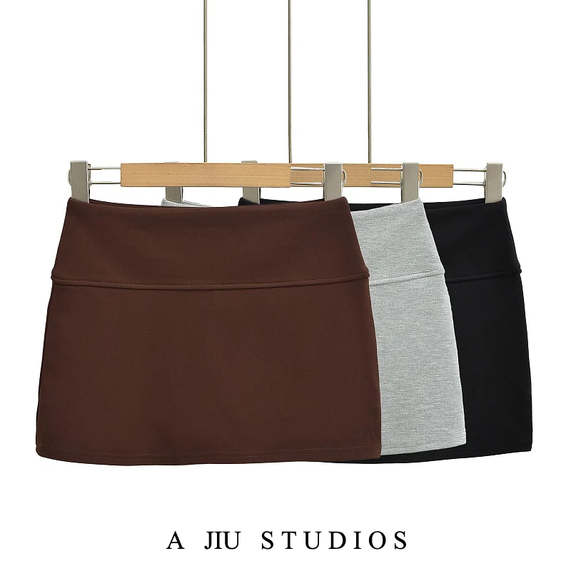 

American Casual Spor Skirt Women's Tight Fitting Wrap around ort Skirts Spring Summer New Sle Prevent Exposure