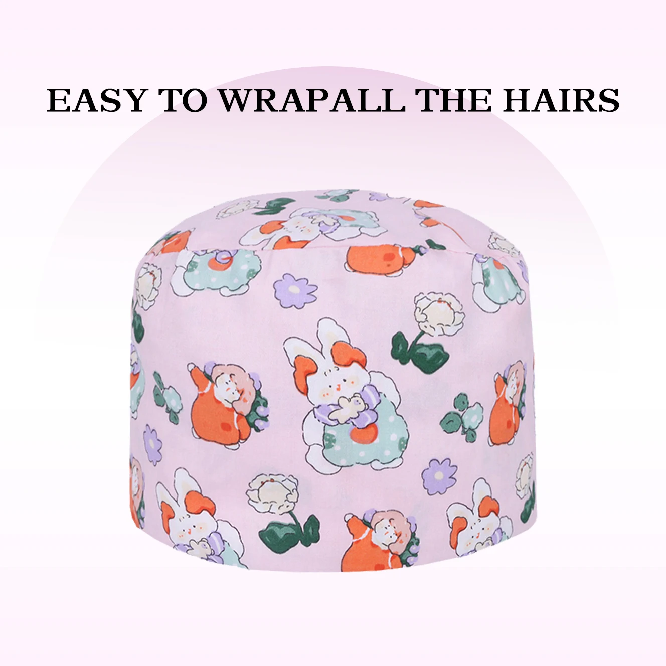 Women's Surgery Hats Cotton Clinic Nurse Caps Medical Hats Hospital Dental Doctor Beauty Salon SPAPediatric Scrub Caps M909
