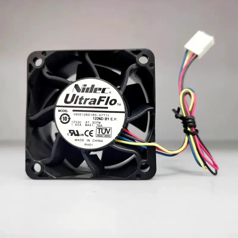 for NIDEC 6038 12V 1.60A Japan Imported Large Air Volume Cooling Fan
