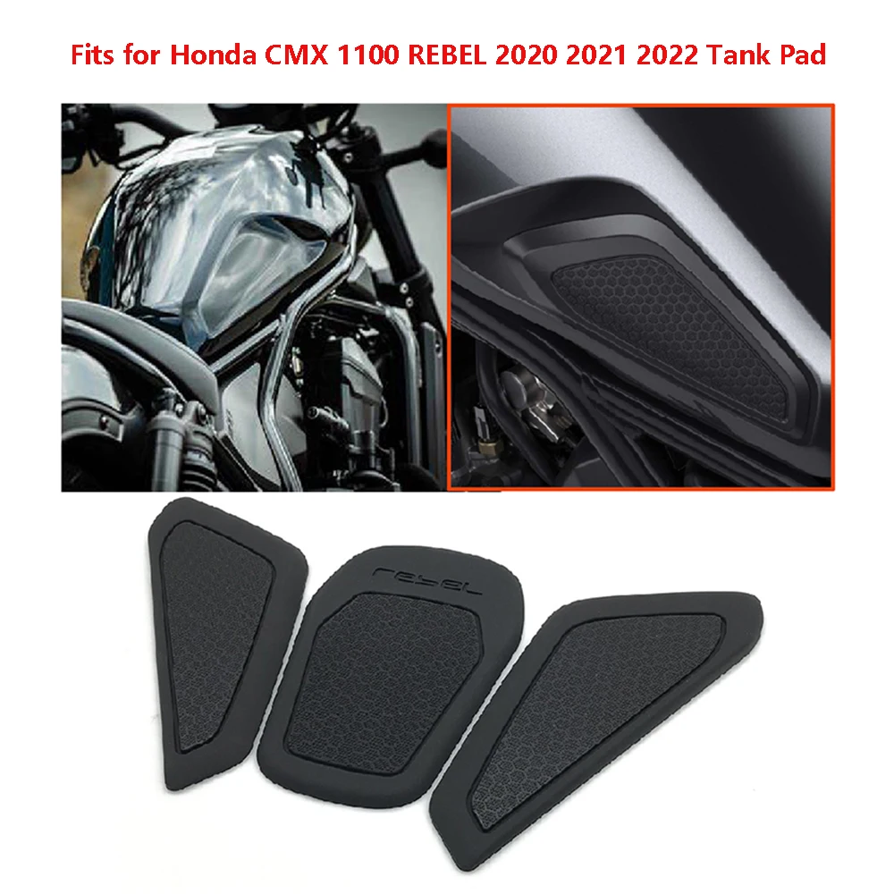 Fit for Honda CMX 1100 Rebel ABS CMX1100 2021 2022 2023 Motorcycle Tank Pad Side Fueltank Traction Knee Grips Anti Slip Pads Kit