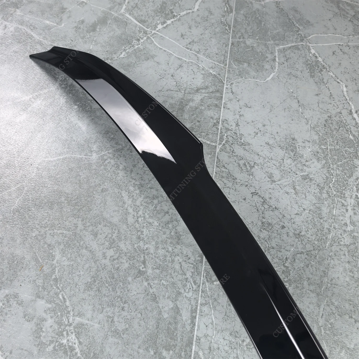 For Volvo S60 MK3 R-Desigh 2019-2026 Gloss Black Max Style ABS Rear Spoiler Caps Rear Trunk Tail Wing Bodykits Tuning view 4