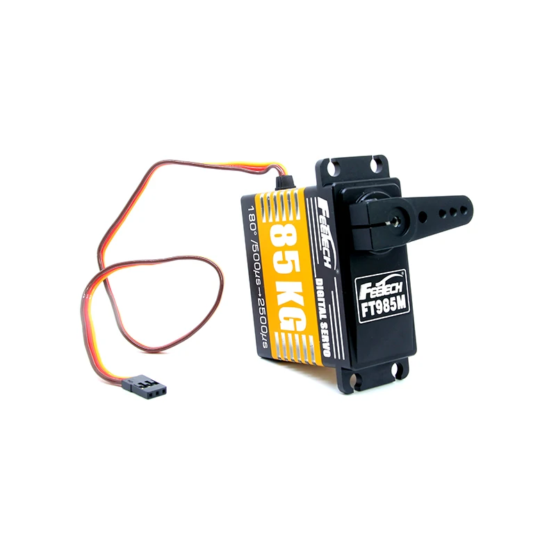 

Servo FT985M 85kg High Torque Steel Gear Programming Digital Steering Gear 12V 7.4V for RC Boat Car