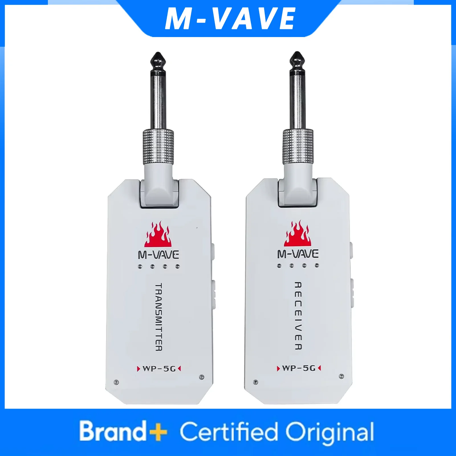 

Беспроводная гитарная система M-VAVE 5.8ГГц WP-5G: Перезаряжаемый беспроводной аудиопередатчик и приемник для гитарного усилителя (аксессуар)