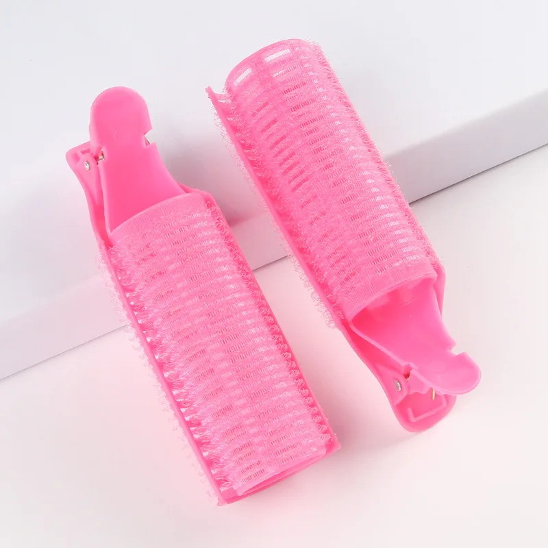 1pcs Self-Grip Hair Rollers Heatless Hair Curlers No Heat Hair Bangs Volume Self-adhesive Hook & Loop DIY Styling Tools