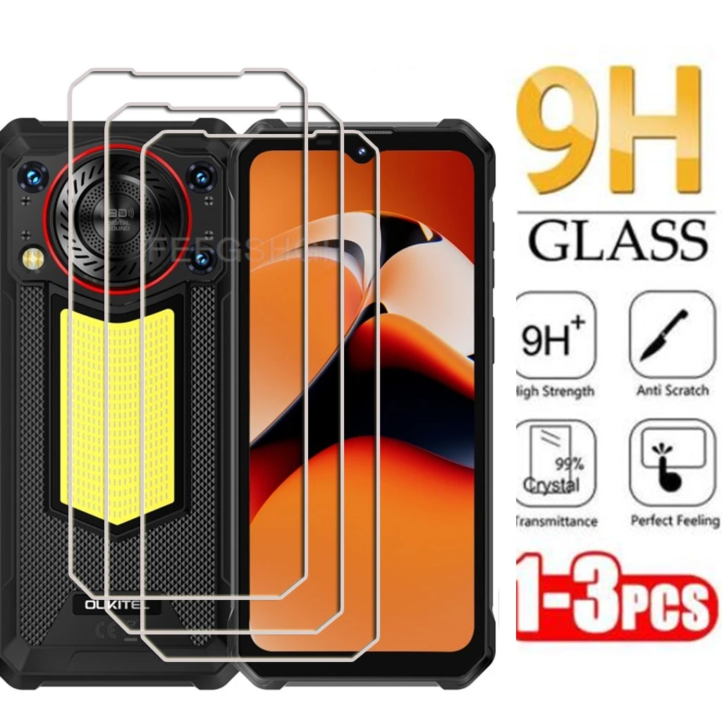 1-3PCS 9H Protection Tempered Glass For Oukitel WP53 Pro 6.52" OukitelWP53Pro OukitelWP53 WP53Pro WP53S Screen Protective Film