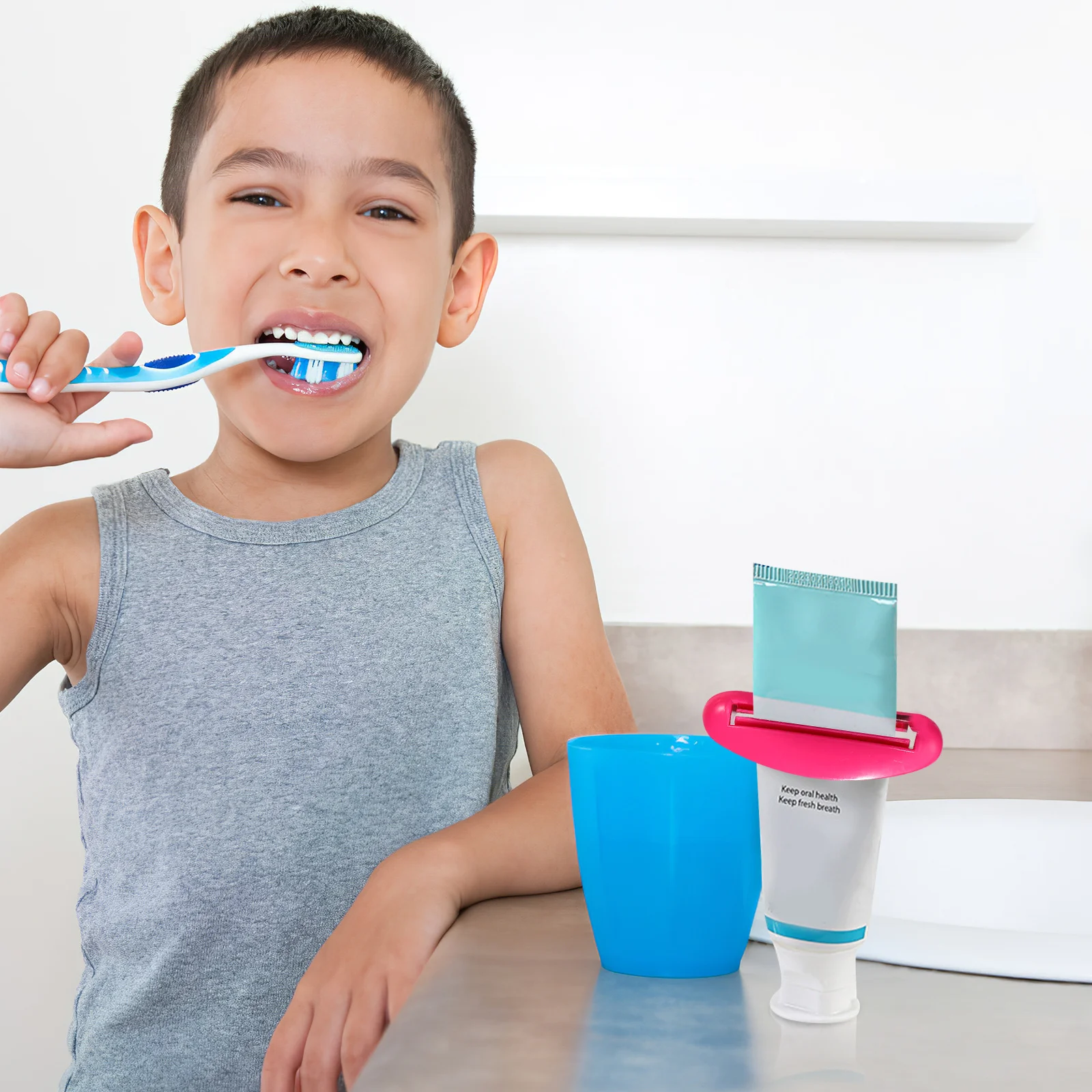 

18pcs Toothpaste Manual Plastic Extruder For Home Travel Bathroom Squeezer Tool, Lotion Cream Tube Squeezer,