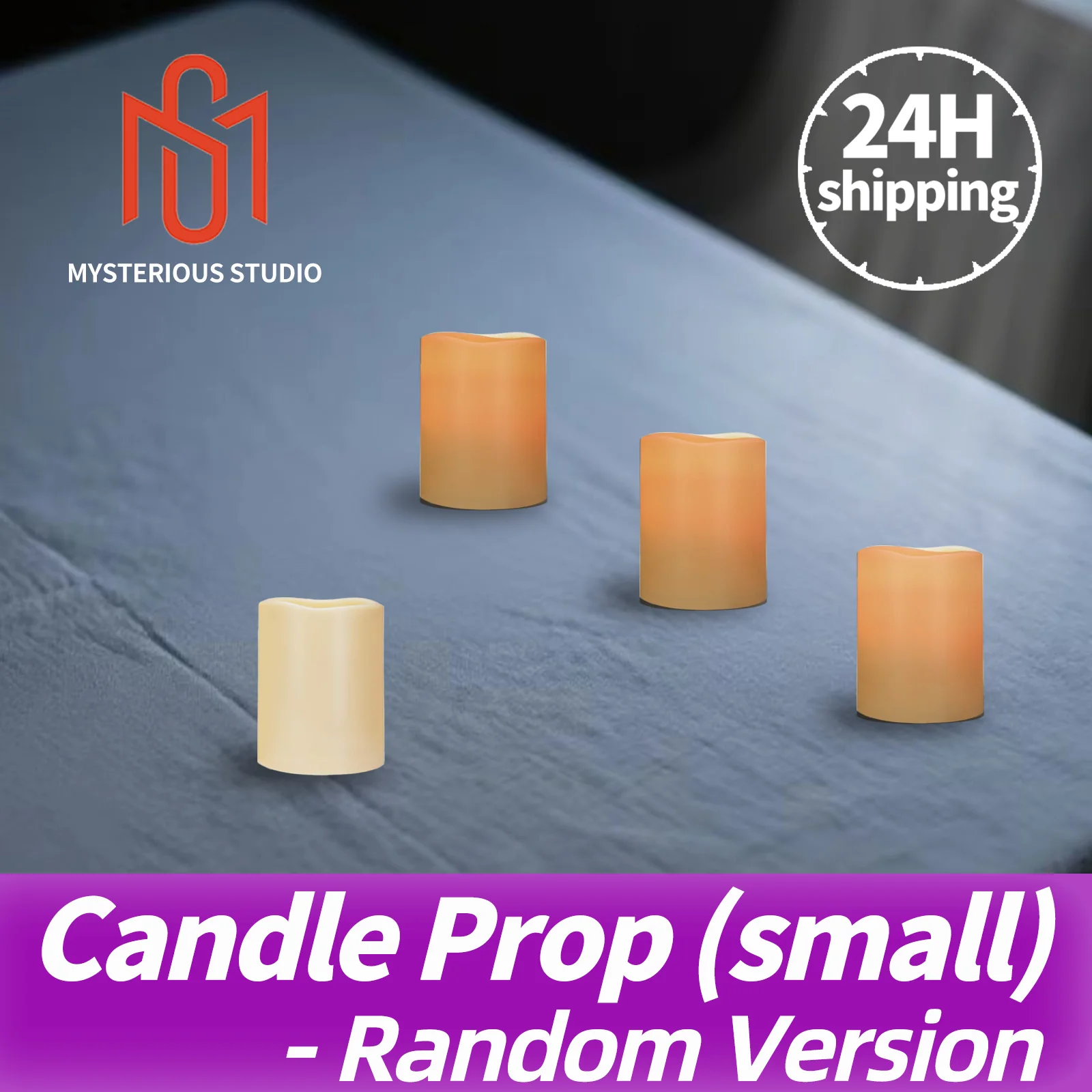 

Mysterious Studio Escape Room Game Mechanism Props Electronic Puzzle 1987 Randomly Blows out the Candles and the Lock is Opened