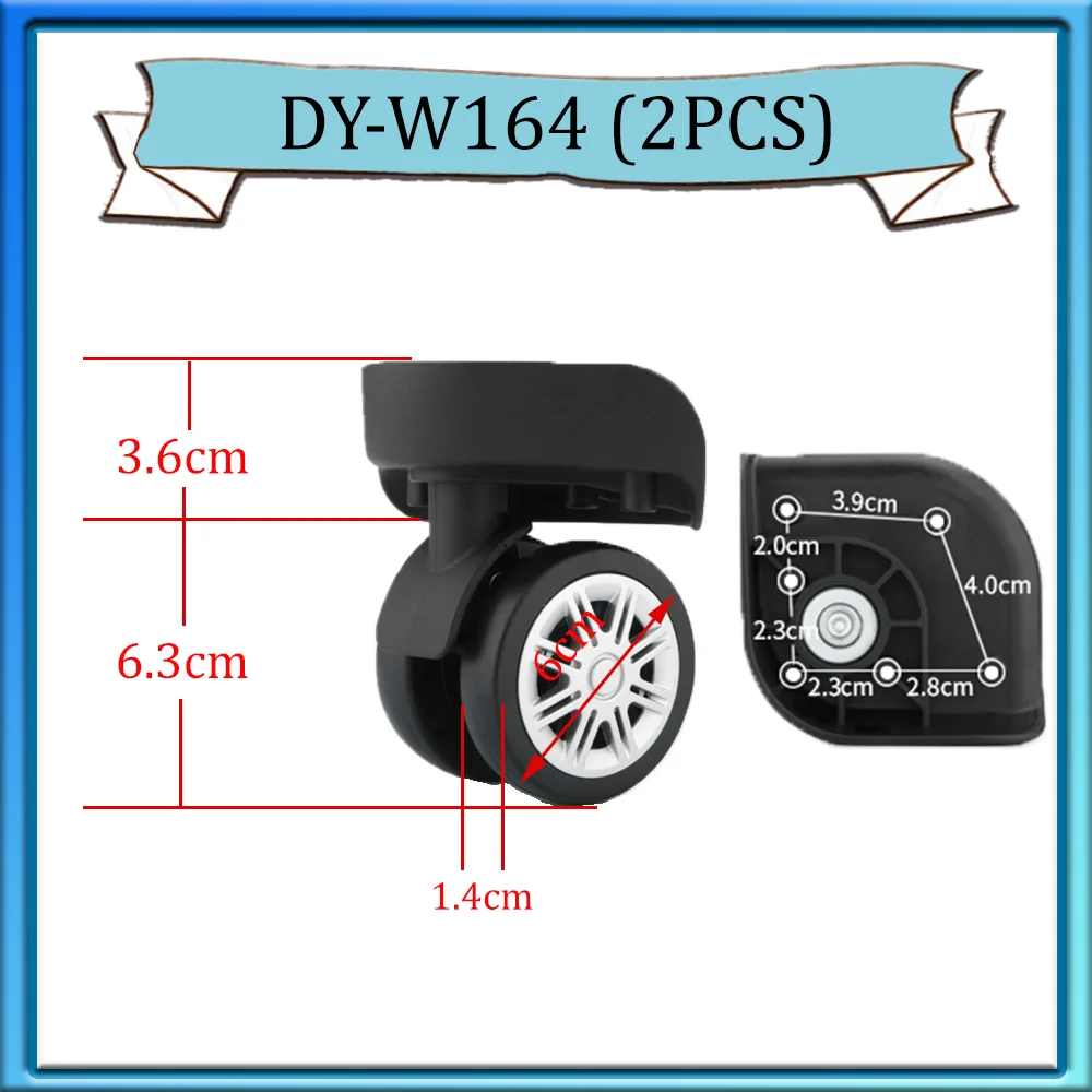 For Samsonite Trolley case universal wheel Luggage Wheel accessories Password Travel Accessory Roller pulley caster Maintenance