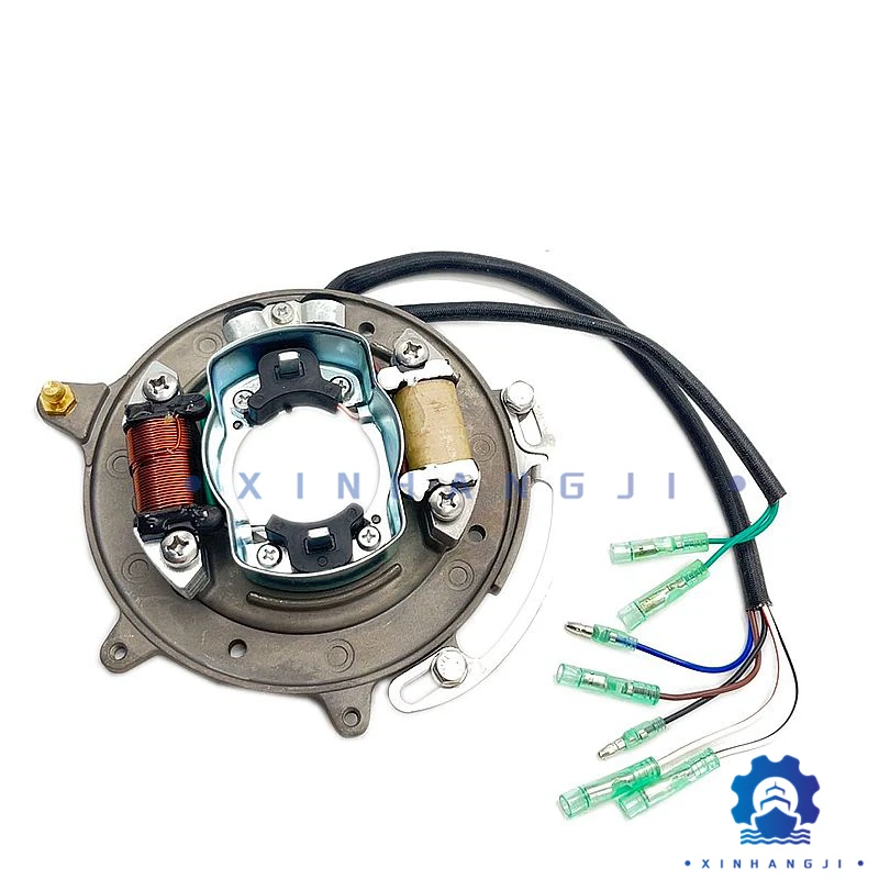 69P-85560-00 Base Assy for Yamaha Outboard 2-strokeT25/T30 Charging + trigger + lighting with aluminum,69P8556000,69P-85560