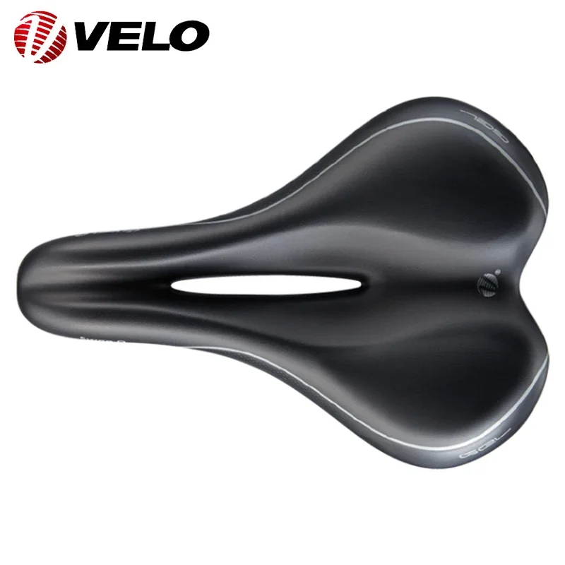 VELO VL-4290 Silica Gel PU Zone Cut Hollow Breathable Comfortable Road Bike City Bike MTB Bicycle Saddle Cushion Cycling Parts