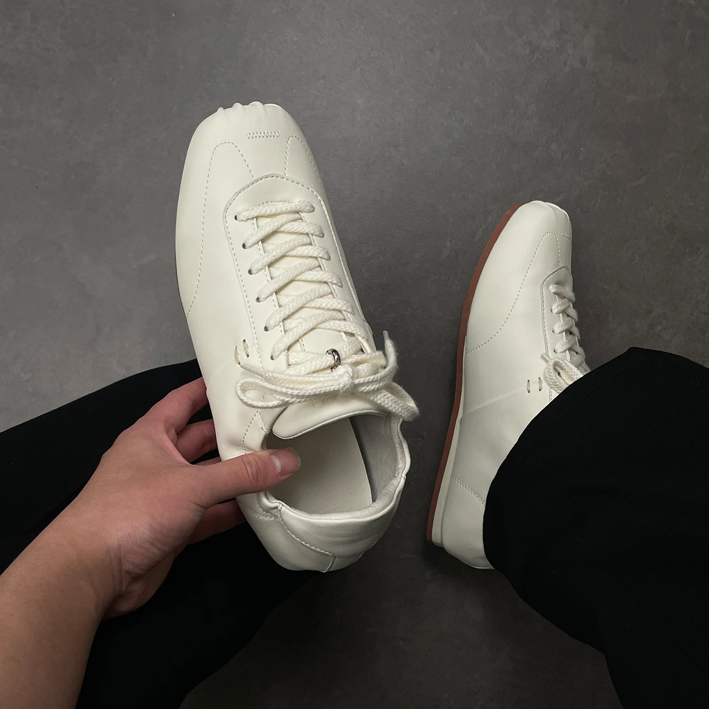 casual-ballet-flat-shoes-unisex-outdoor-lightweight-walking-shoes-deqin-style-square-head-comfortable-sensation-single-shoes