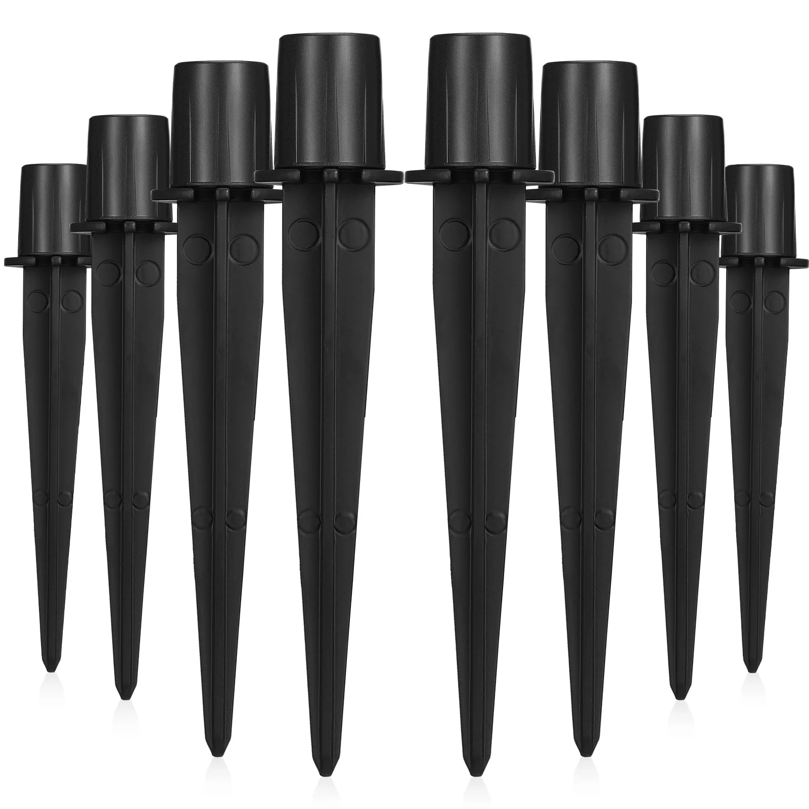 10 Pcs Ground Rod Replacement Spikes for Solar Lights Outdoor Stakes Yard Pathway Halloween