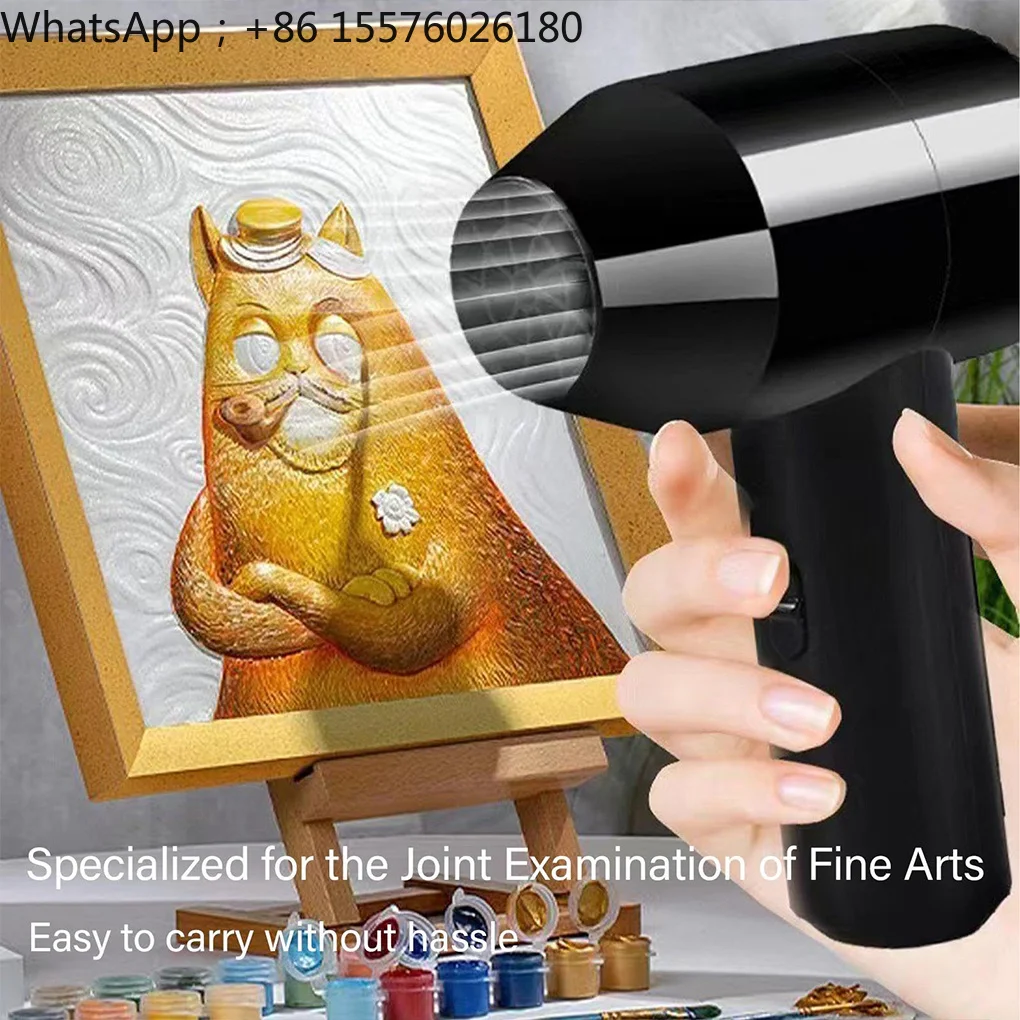 Mini Wireless  Hair Dryer for Drying Painting Portable  Wireless Handheld Mini Fan  USB Charging Watercolor painting Air Blower