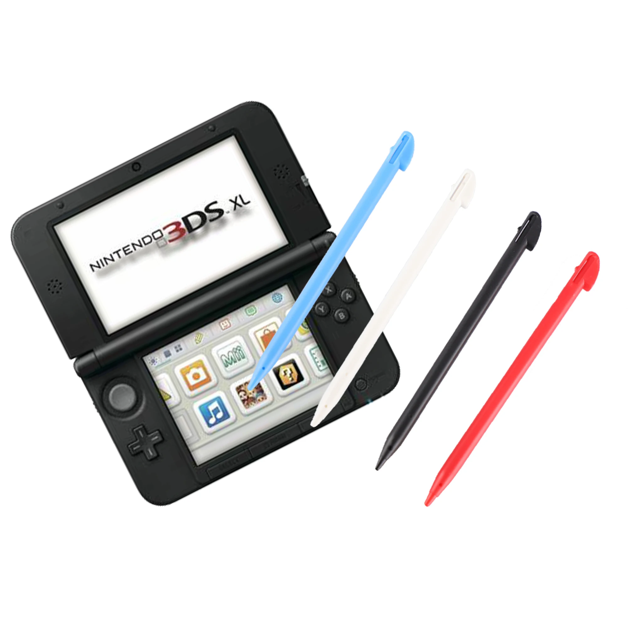 3DS XL قلم ستايلس ، استبدال ستايلس متوافق مع نينتندو 3DS XL ، 4 في 1 كومبو اللمس ستايلي مجموعة أقلام متعدد الألوان ل 3DS XL
