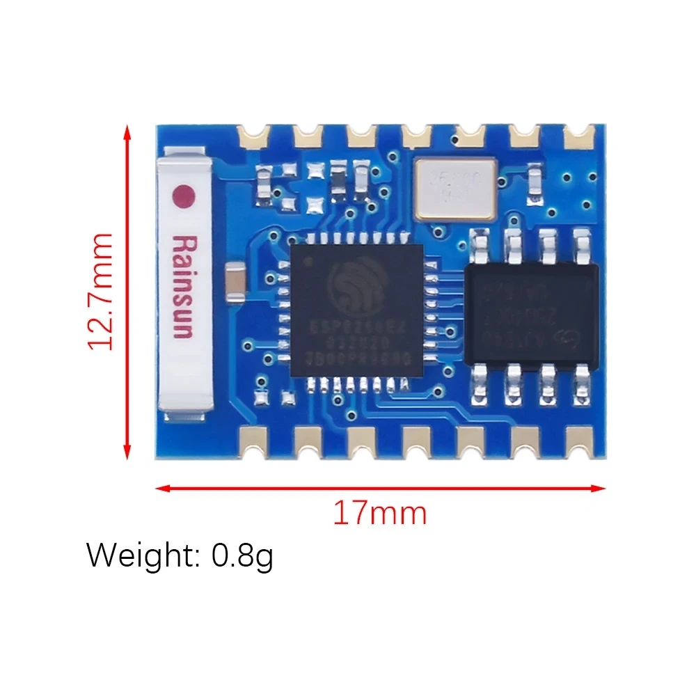 ESP8266 ESP03 ESP-03 SPI WIFI Wireless Transceiver Receiver Module Remote Control Module Integrated RISC processor I2S Interface