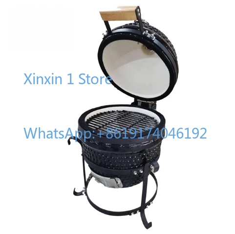 Household Ceramic Grill Portable Kitchen Stew Smoker BBQ Car Trunk Grill