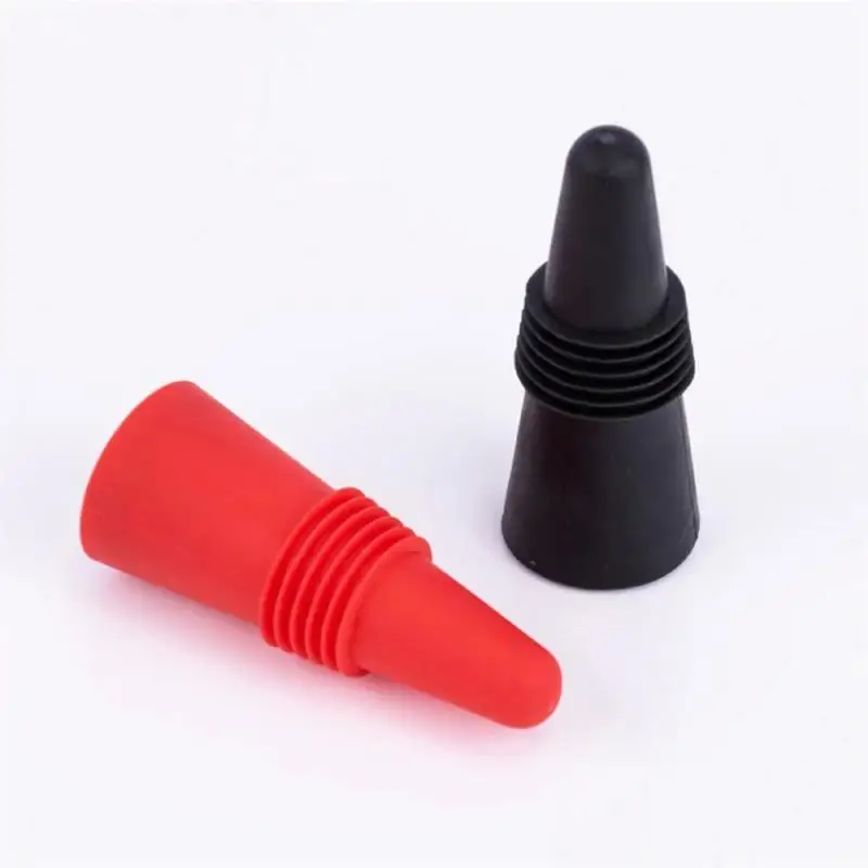 Silicone Wine Bottle Stopper Beer Stopper Cork Sparkling Leak Proof Champagne Bottle Sealer Stoppers Wine Bar Accessories