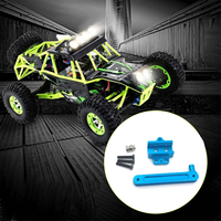 Aluminum Alloy Steering Upgrade Kit for Wltoys 12427 12428 12429 12423 RC Car Spare Parts AccessoriesJAS