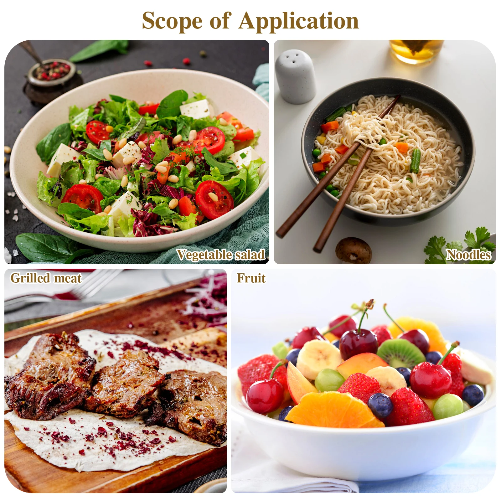 

Salad Bowl Large Stainless Steel Kitchen Prep Mixing Serving Round Golden Color Food Pasta Reusable Home Party