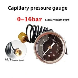 Coffee Maker Steam Boiler 16Bar G1/8' Steam Generator Capillary Gauge