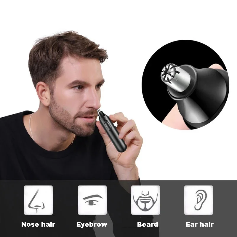 Electric nose hair trimmer Electric eyebrow razor Nose hair trimmer Nose hair trimmer scissors