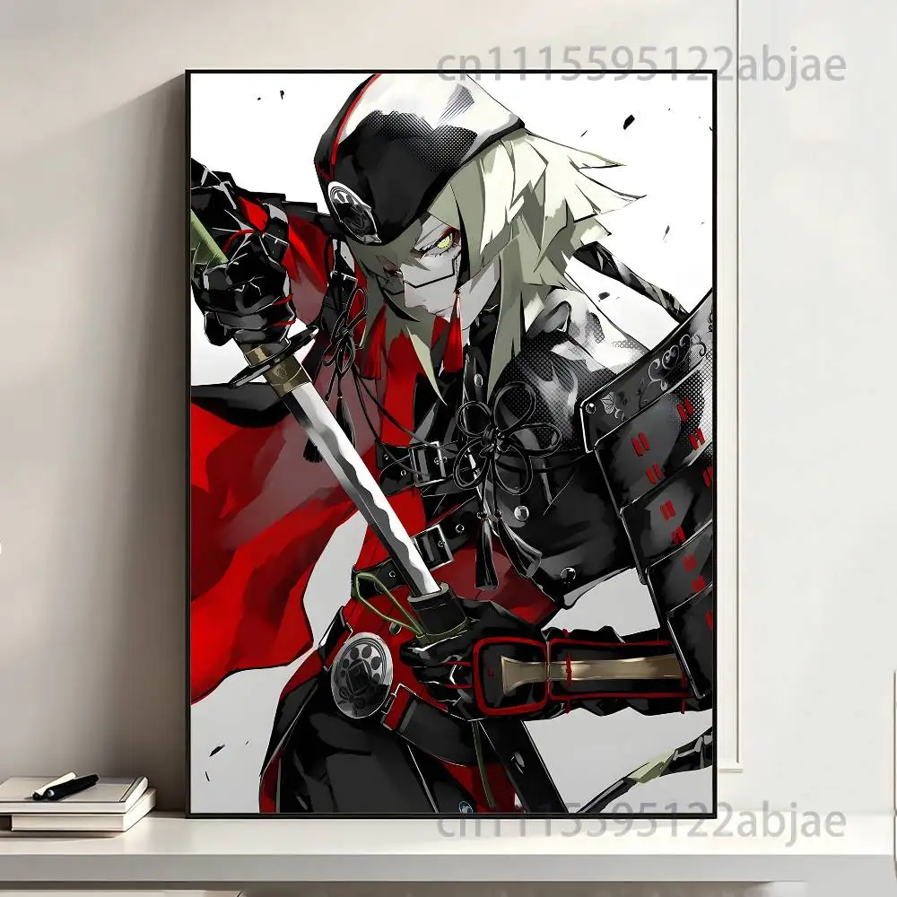 T-Touken Ranbu Poster HD Art Sticky Wall Waterproof Home Living Room Bedroom Bar Aesthetic Decoration