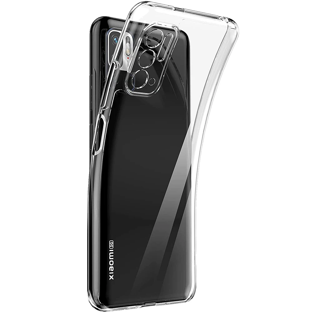 High Quality Clear Silicone Case For Xiaomi Redmi Note 10 Pro Max 10S 4G 5G Ultra Thin Soft Back Cover Transparent TPU Shell